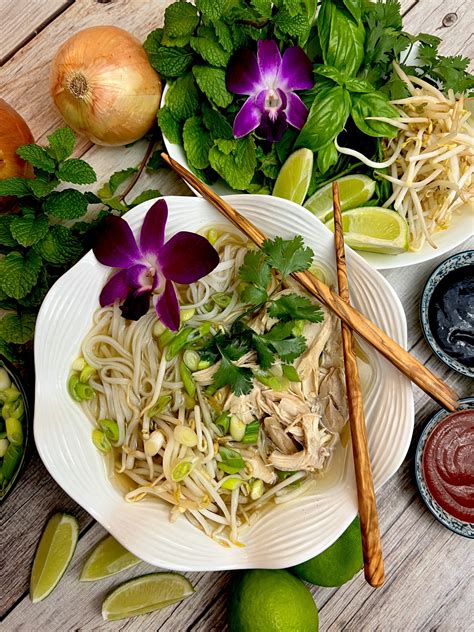 Chicken Pho Vietnamese Chicken Noodle Soup Dish Off The Block
