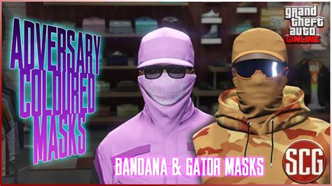 Gta 5 Online Adversary Mode Colored Masks Bandana And Gator 2