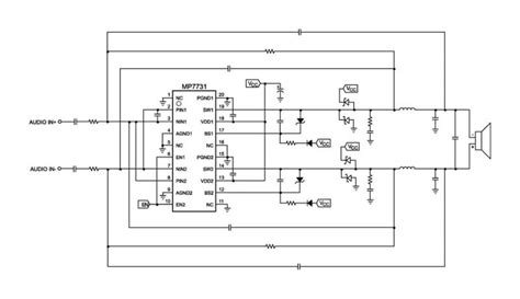 MPQ7731 5W 30W Class D Mono Bridged Audio Amplifier MPS