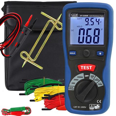 DT-5300B Miernik rezystancji uziemienia CEM DT-5300B - Profesjonalne ...