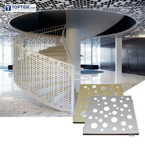 Multiple Punching Designs Ceiling Board Supplier Aluminum False Ceiling