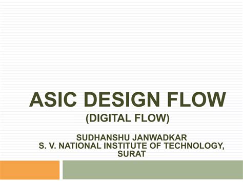 Lecture Fpga Asic Technology And Design Flow 11