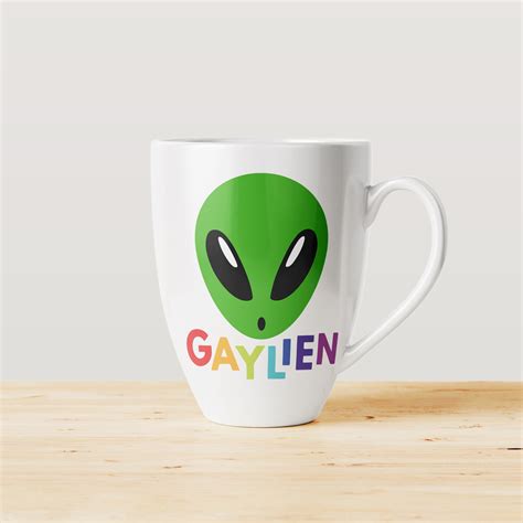 Gaylien Svg LGBTQ Gay Lesbian Alien Gay Pride Svg Gay Etsy UK