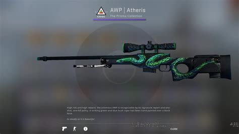 CSGO AWP Atheris Field Tested Skin Showcase And Gameplay YouTube