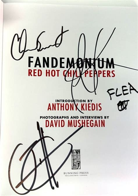Red Hot Chili Peppers Memorabilia Autograph Signed CDs Collectibles Autographia