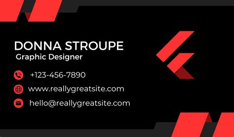 Visiting Card Design For Graphic Designer
