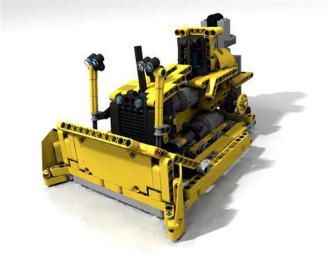 Lego Moc Bulldozer Remote Controlled By Muuss Rebrickable