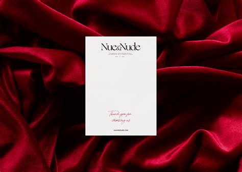 Nue Nude Lingerie Brand Identity Website Behance