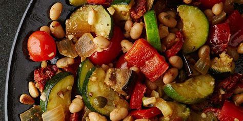 Ratatouille With White Beans Polenta Recipe Eating Well Recipes