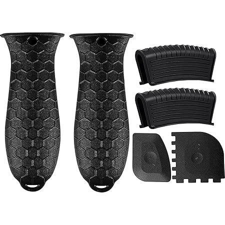 Amazon Silicone Hot Handle Holder Pieces Pan Handle Sleeve Pot Holders Cover Non Slip