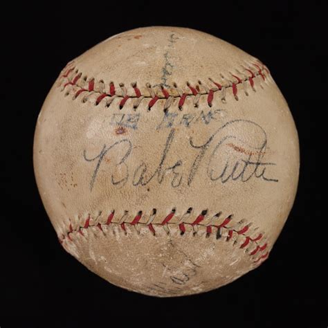 Babe Ruth Will Rogers Christy Walsh Signed Baseball Beckett