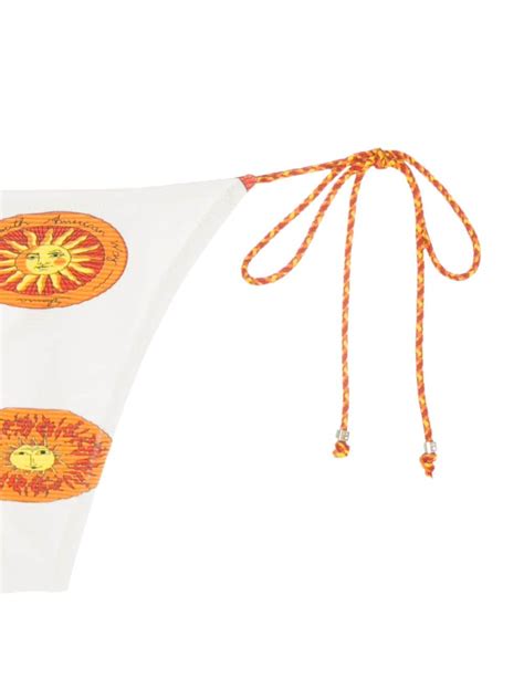 Amir Slama Print Sol Bikini Set Farfetch