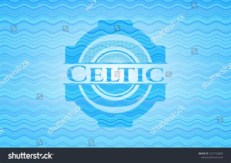 Celtic Water Representation Emblem Stock Vector Royalty Free