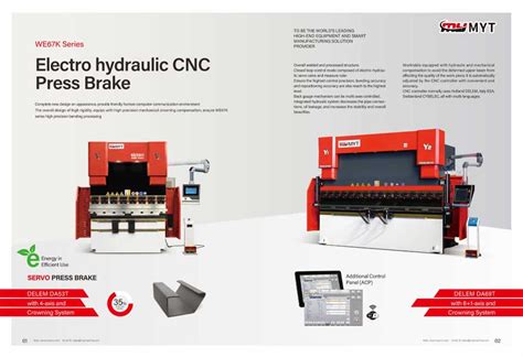 Hydraulic Press Brake Manufacturer Sheet Metal Press Brake Machine For Sale Myt Cnc