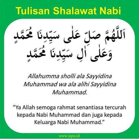 Tulisan Arab Sholawat Nabi Lengkap Dengan Arti Dan Latinnya The Best