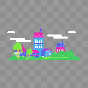 cartoon town clipart images   png transparent