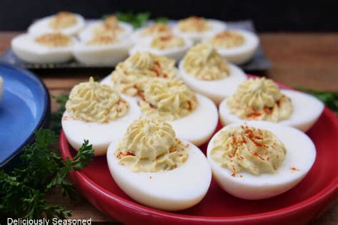 Deviled Eggs with Relish - Deliciously Seasoned