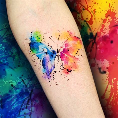 Borboleta Em Aquarela Tattoo Tatuagens