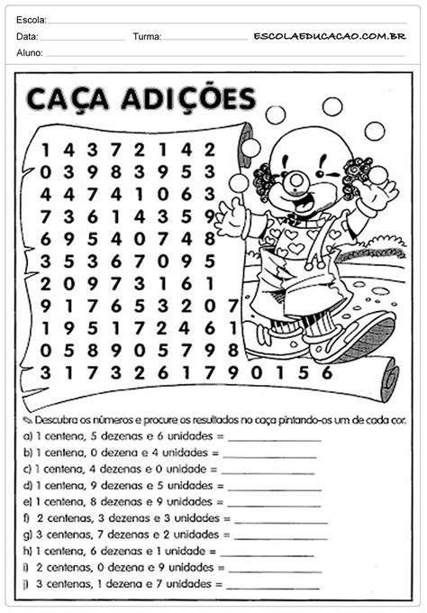 Atividades De Matematica 3º Ano
