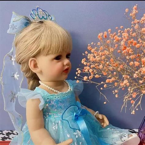 55 см настоящая оригинальная кукла реборн девочка принцесса игрушка для ...