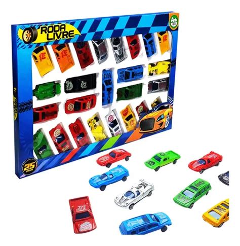 Kit 25 Carrinhos Carro Mini Car Corrida Carrinho Brinquedo