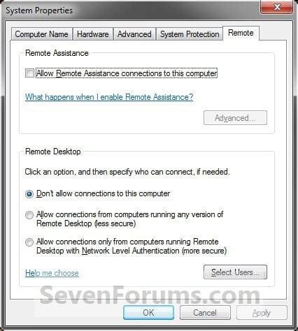 Remote System Properties Shortcut - Create | Tutorials