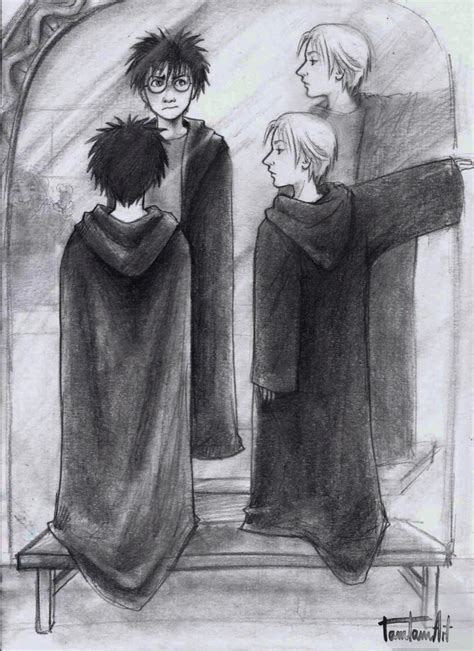 [Fanart] Harry and Draco at Madame Malkin's : r/harrypotter