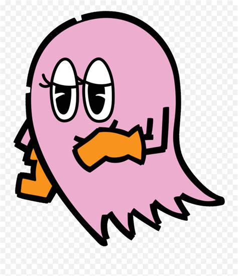 Pac Man Pinky Transparent Png Stickpng Pac Man Ghost Pinky Pac Man