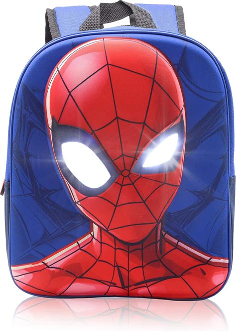 Marvel Zaino Spiderman Scuola Materna Cp Primaria Blu Taglia Unica