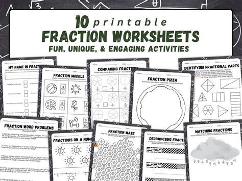 Fractions For Middle School Worksheets Worksheets Printable
