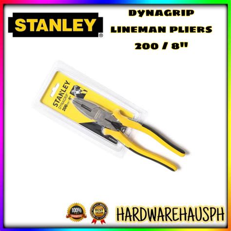 Stanley Dynagrip Lineman S Combination Pliers Mm