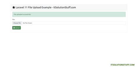 Laravel File Upload Example Tutorial Itsolutionstuff