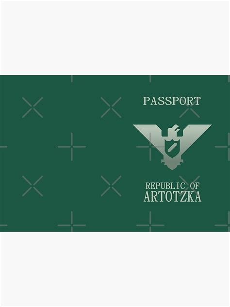 Papers Please Artotzka Passport Hardcover Journal For Sale By Stylizedkon Redbubble