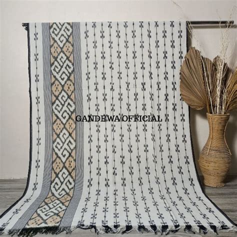 Jual GANDEWA TENUN Kain Tenun Blanket Ikat ATBM Tradisional Jepara