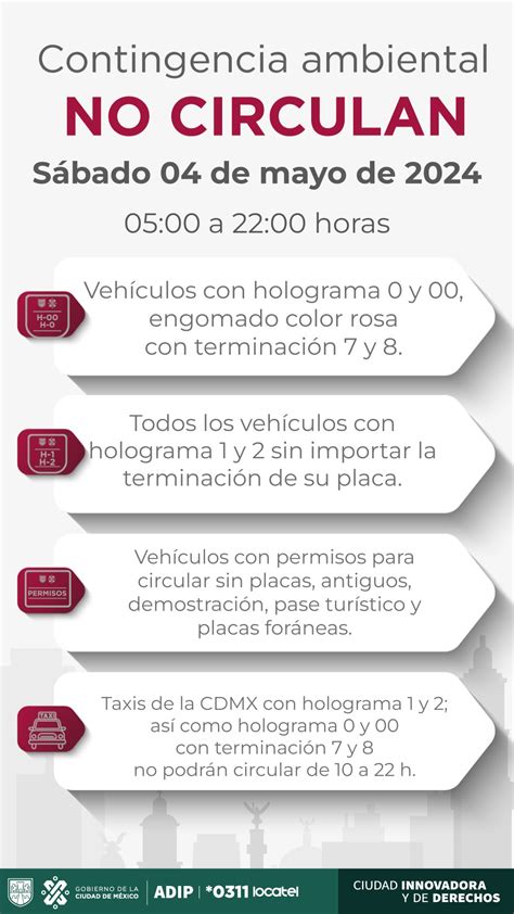 Precaución Estos autos no circulan hoy sábado 4 de mayo Aristegui