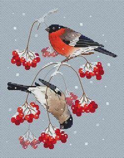 снегири вышивка схема: 2 тыс изображений найдено в Яндекс.Картинках ...