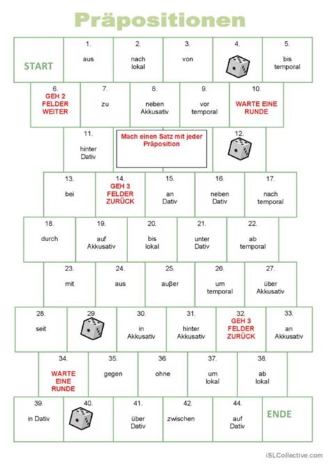 152 Brettspiel Deutsch Daf Arbeitsblätter Pdf And Doc