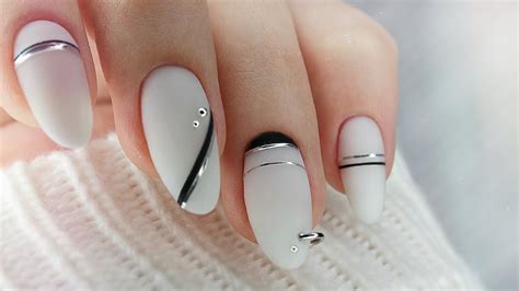 🤩 Пирсинг ногтей / маникюр из instagram / гибкие ленты /дизайн ногтей ...