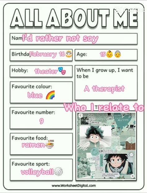 list   aboutme youtube