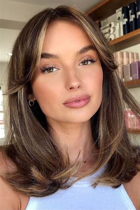 Curtian Bang Inspo Pics Medium Hair Cuts Medium Length Hair Styles