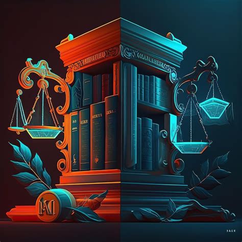 Premium Ai Image Ai Generated Illustration Libra Scales Of Justice Law Legal System Crime Concept