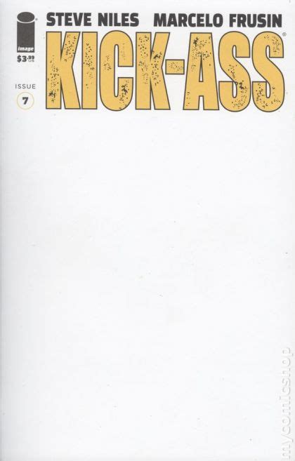 Kick Ass Variant Blank Cover Duncanville Bookstore Comics