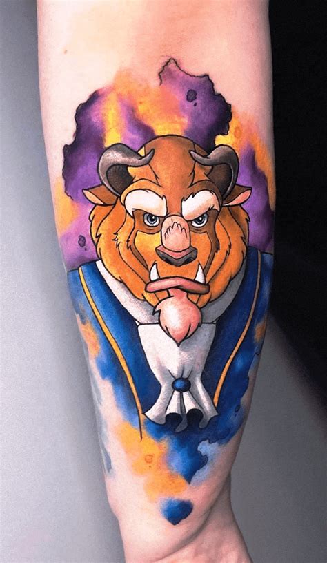 Beast Tattoo Design Images Beast Ink Design Ideas Cartoon Tattoos