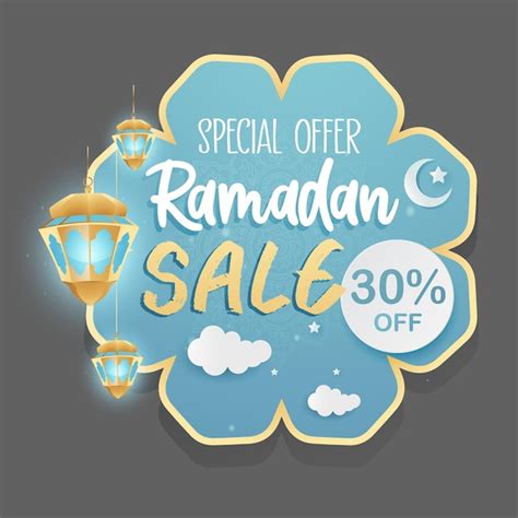 Premium Vector Ramadan Kareem Sale Banner Template