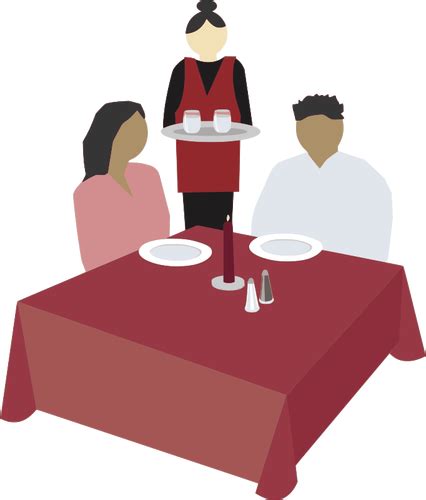 Restaurant Customer Clipart