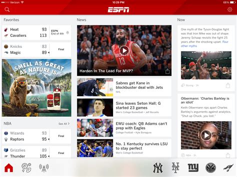 This is the new ESPN app | Espn, App, Ios apps