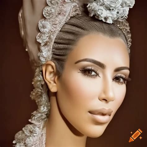 Kim Kardashian Dressed As Marie Antoinette On Craiyon