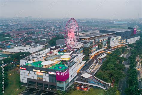 Aerial View Of The Aeon Mall Jakarta Garden City Aeon Is A Largest