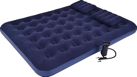 Amazon AVENLI Queen Size Air Mattress For Inflatable Portable Navy