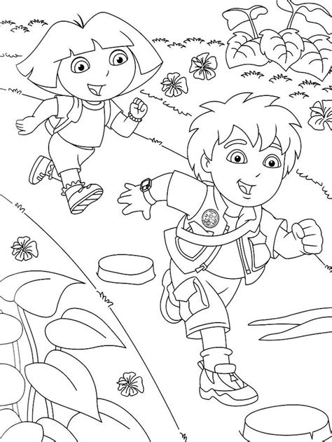 Imprimir Gratis Dibujos Para Colorear Go Diego Dibujos Para